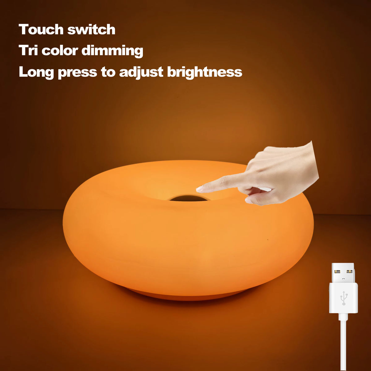 Touch control LED lamp installation