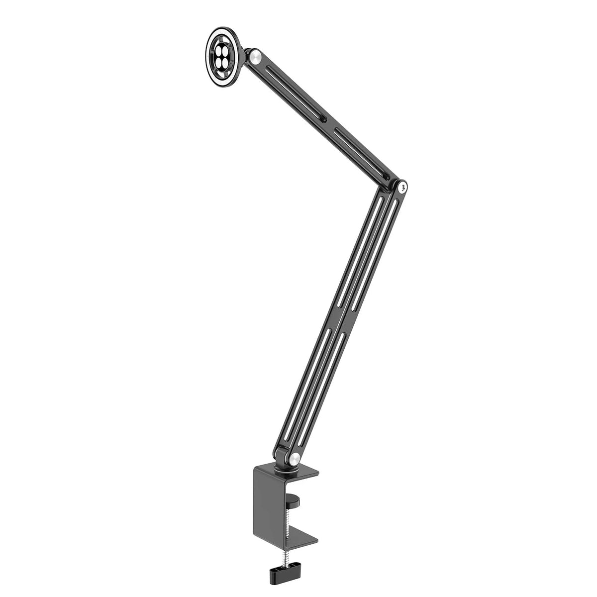 Aluminium tablet desk mount with rotating clamp arm, view 7