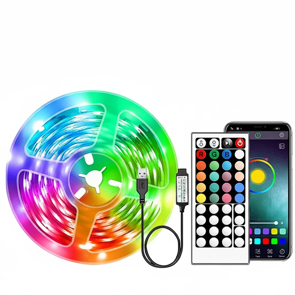 Flexible LED ribbon strip length options