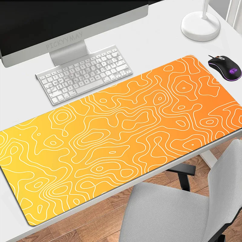 Desk mat with a two tone gradient print, view 9