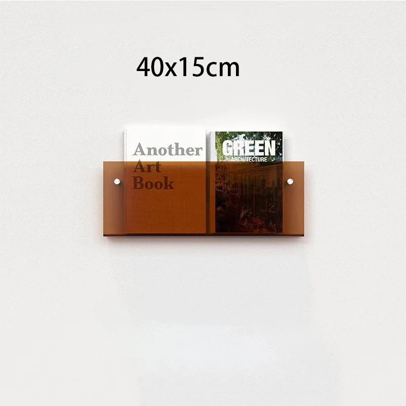 Brochure rack acrylic wall display solution