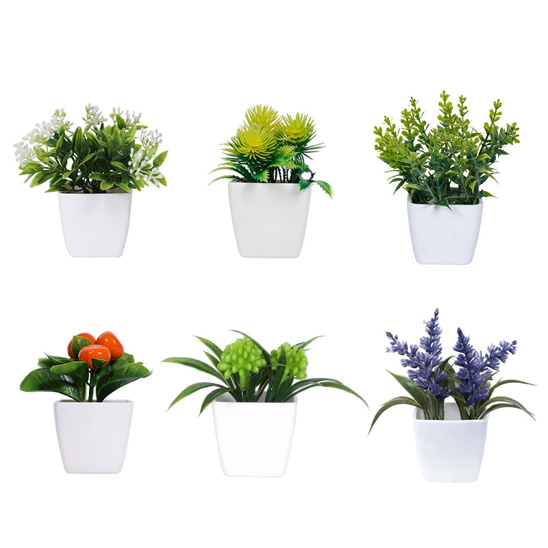 Artificial flowers arranged in a vase, view 6