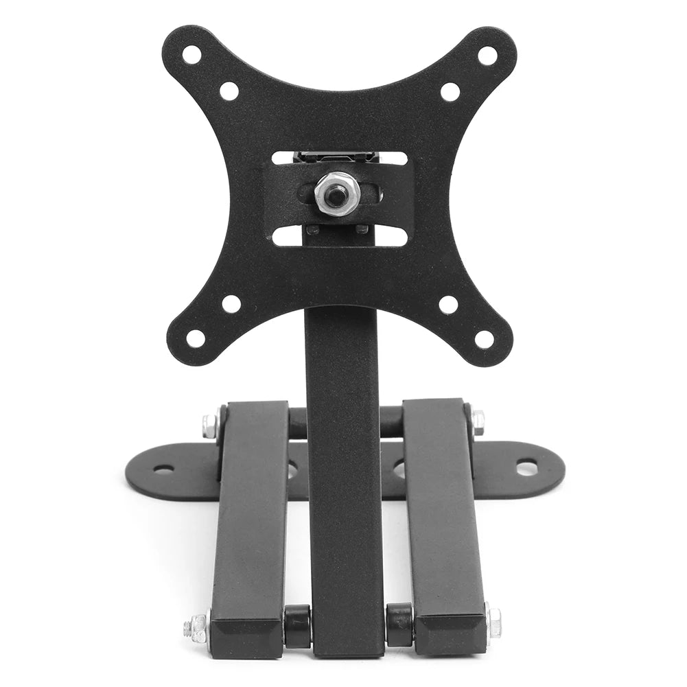 Black retractable TV wall mount bracket, view 8