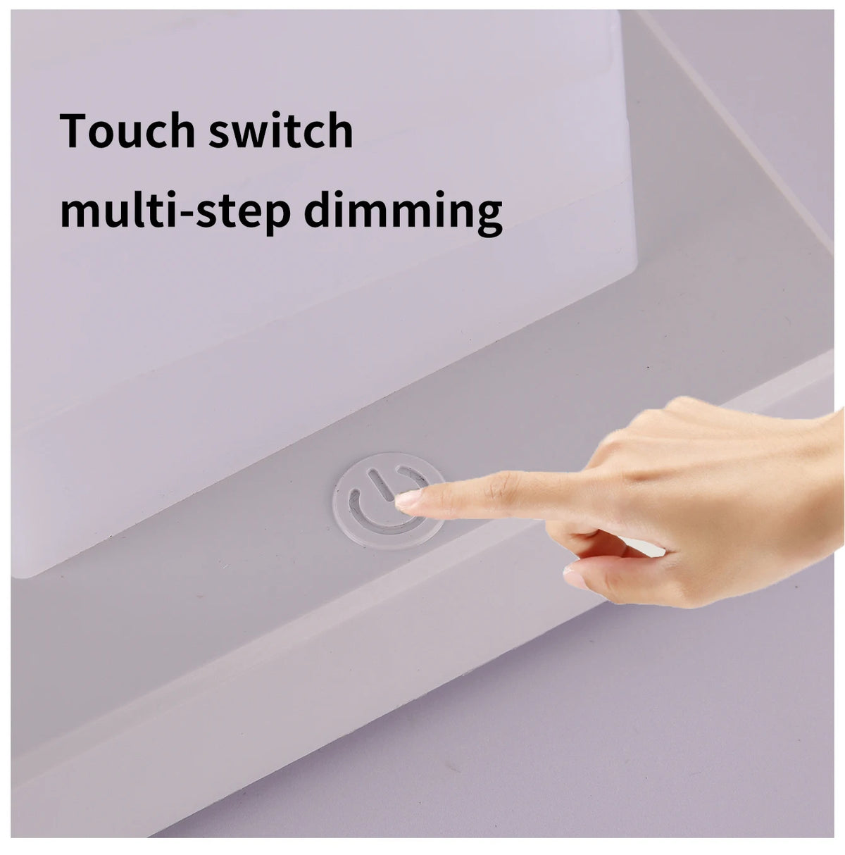 Touch control LED lamp color options