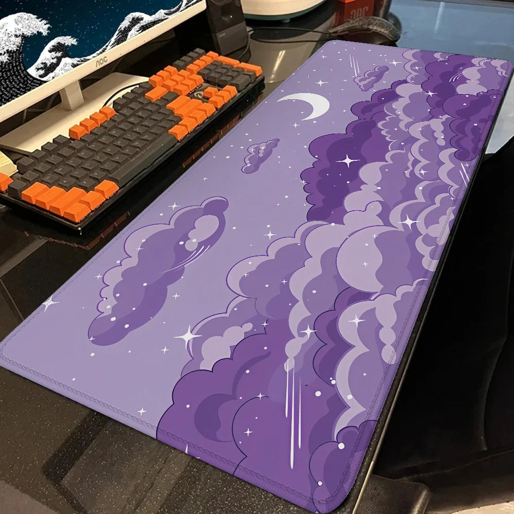 Anime skyscape desk mat
