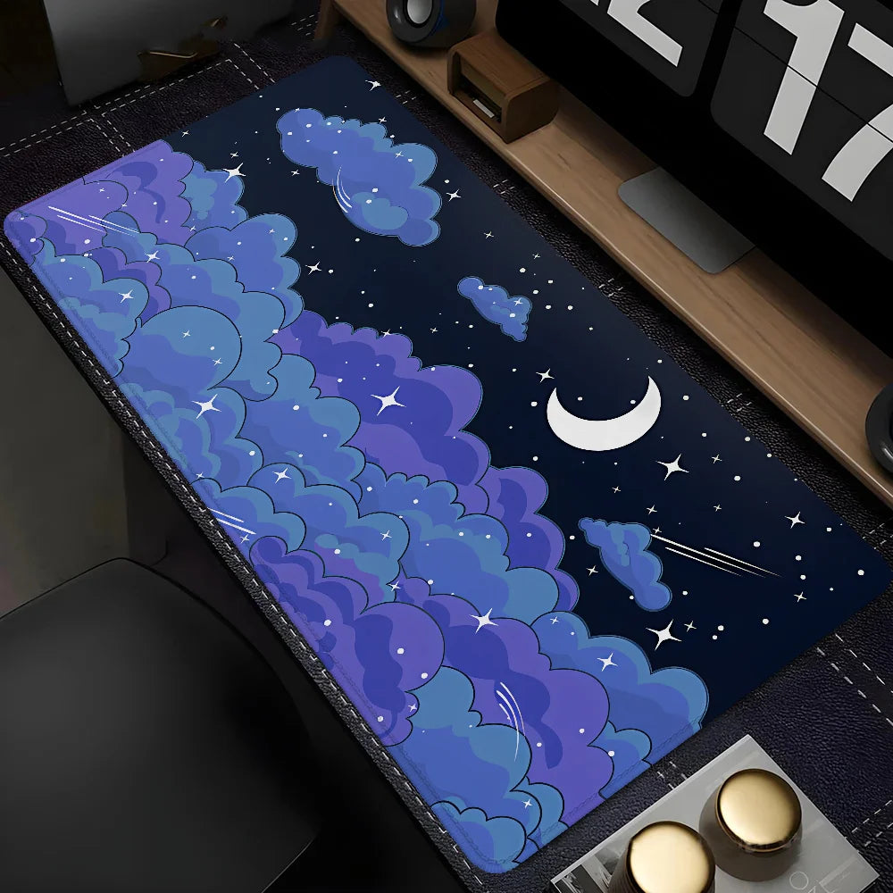 Anime skyscape desk mat, view 7