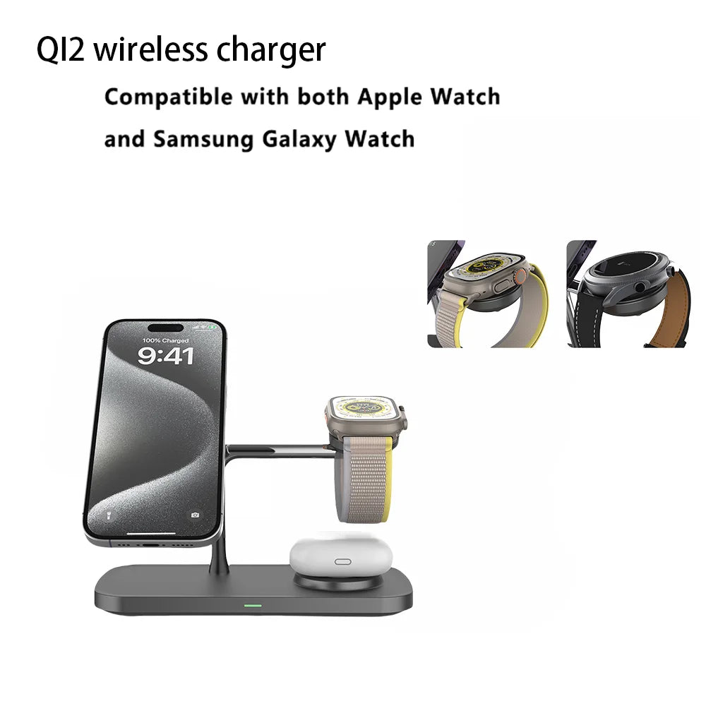 3 in 1 magnetic wireless charging station, view 9