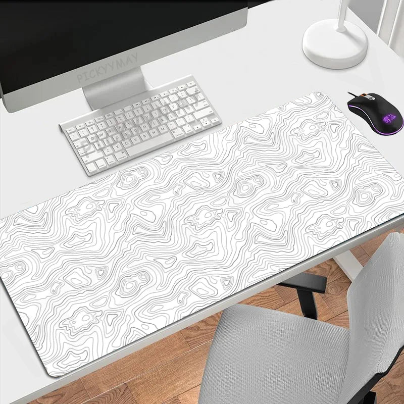 Desk mat with a two tone gradient print, view 5