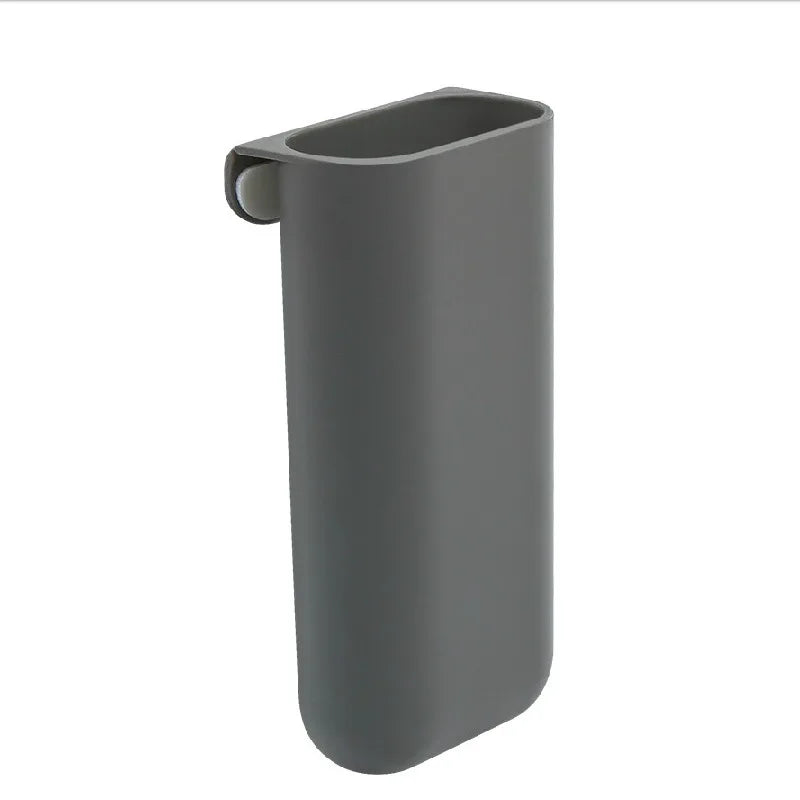 Adhesive stick on pen holder tube in grey or white, view 11
