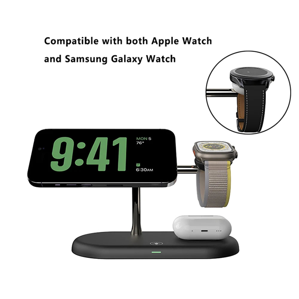 3 in 1 magnetic wireless charging station, view 12