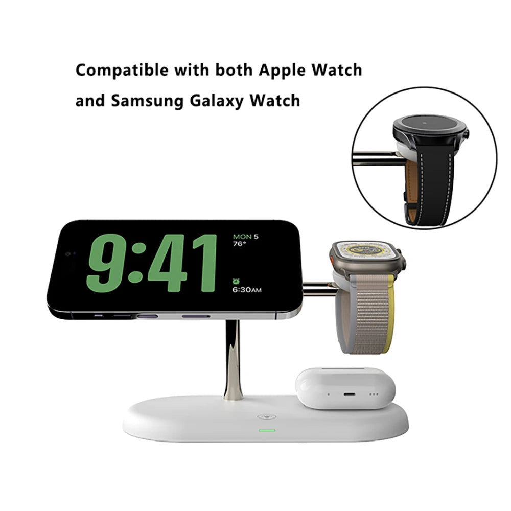 3 in 1 magnetic wireless charging station, view 11