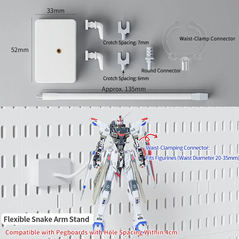 Wall pegboard with hooks, baskets and accessories, view 20