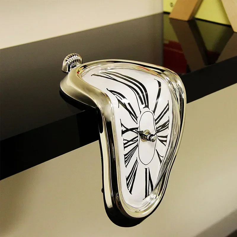 Melting clock packaging and contents