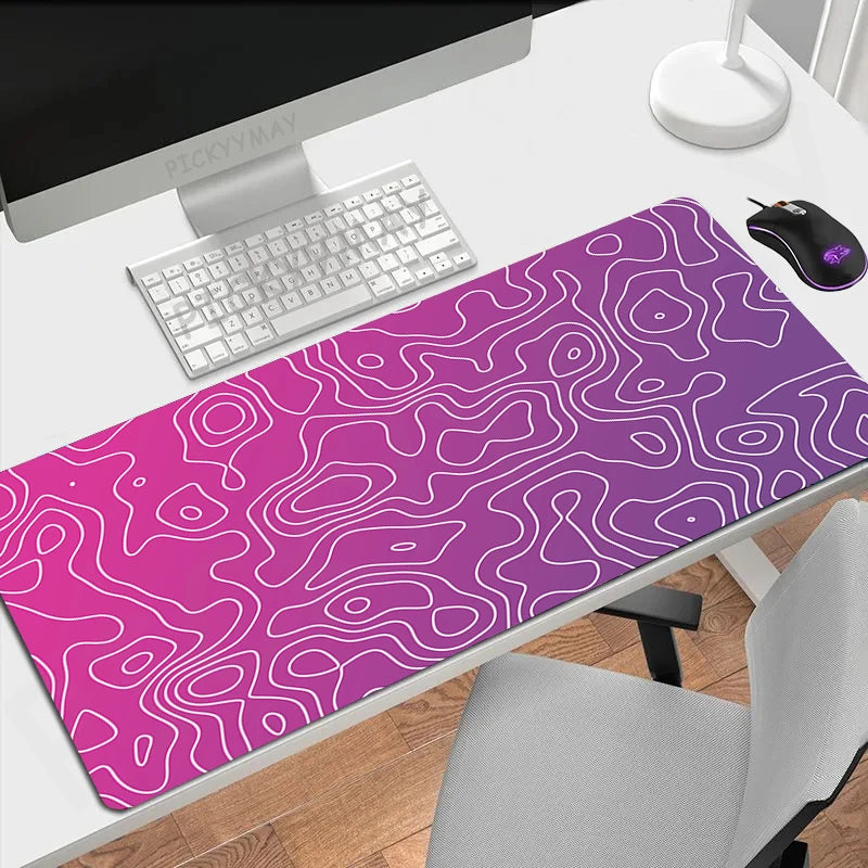 Desk mat with a two tone gradient print, view 8