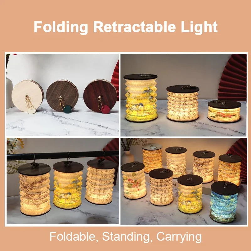 Four lantern shade colours shown together