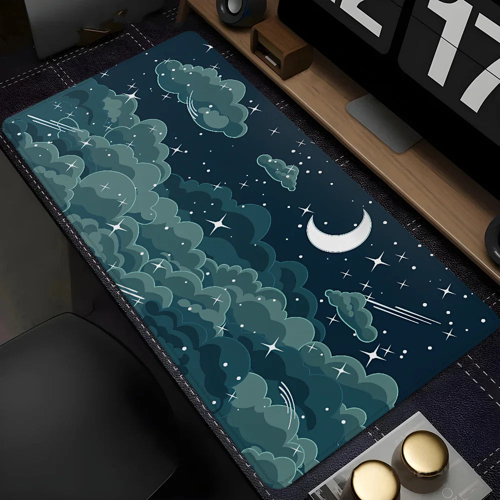 Anime skyscape desk mat, view 5