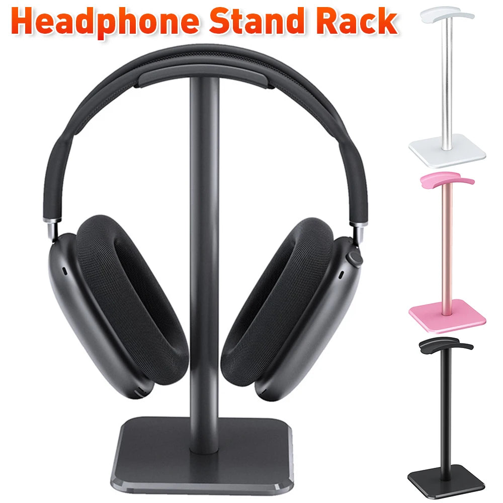 Slim aluminium headphone stand