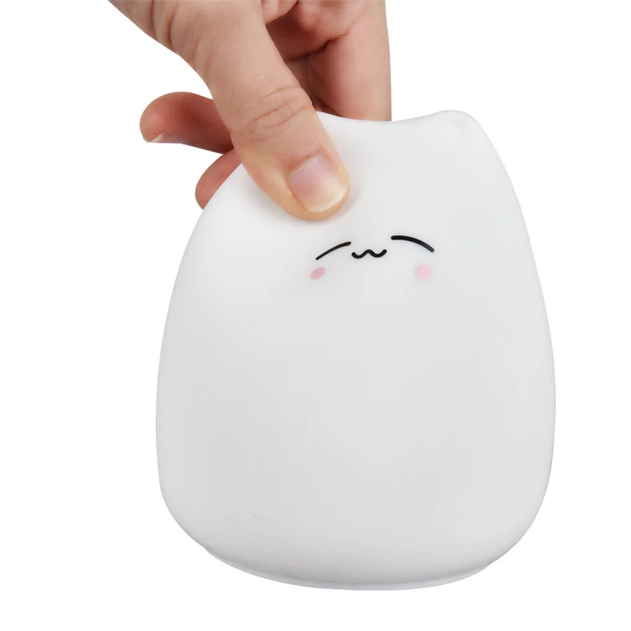 RGB mode cat night light colour display