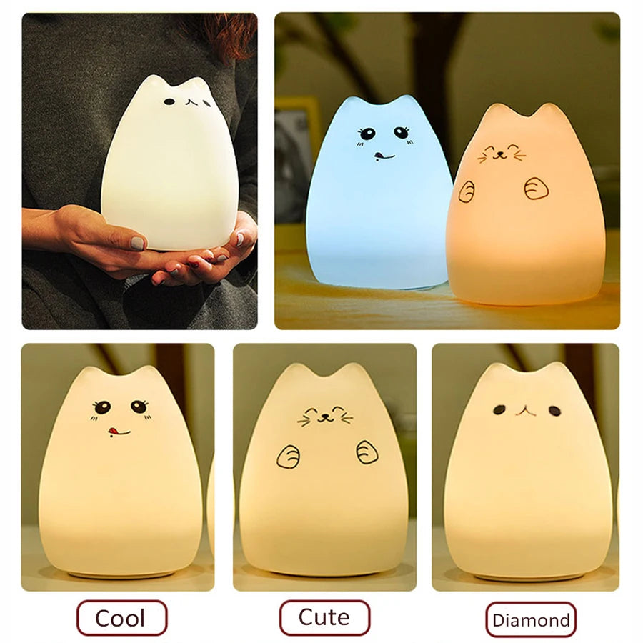 7 colour changing baby night light bedroom