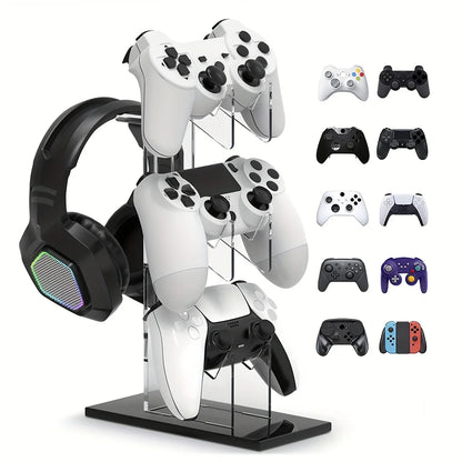 Three tier controller and headphone holder, view 7