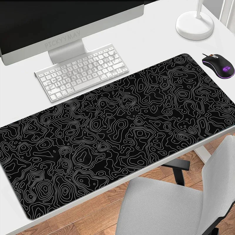 Desk mat with a two tone gradient print, view 4