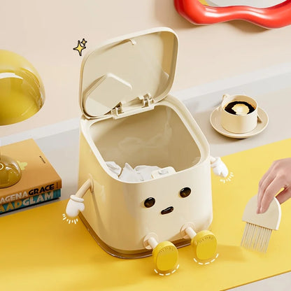 Both styles of the 2 in 1 desk tidy side by side