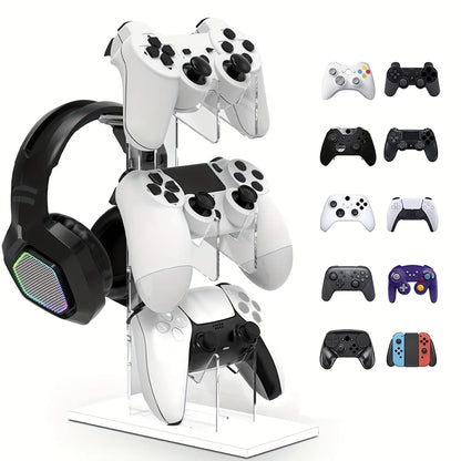Three tier controller and headphone holder, view 9