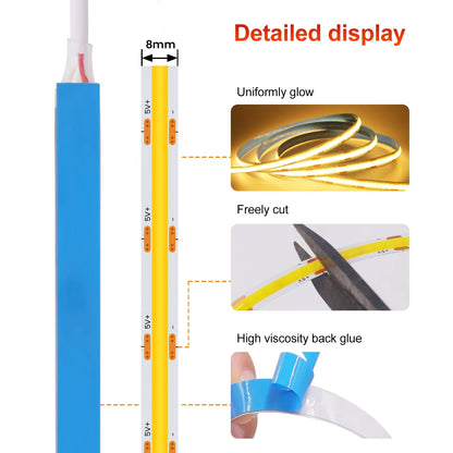 Motion sensor battery box control for LED strip