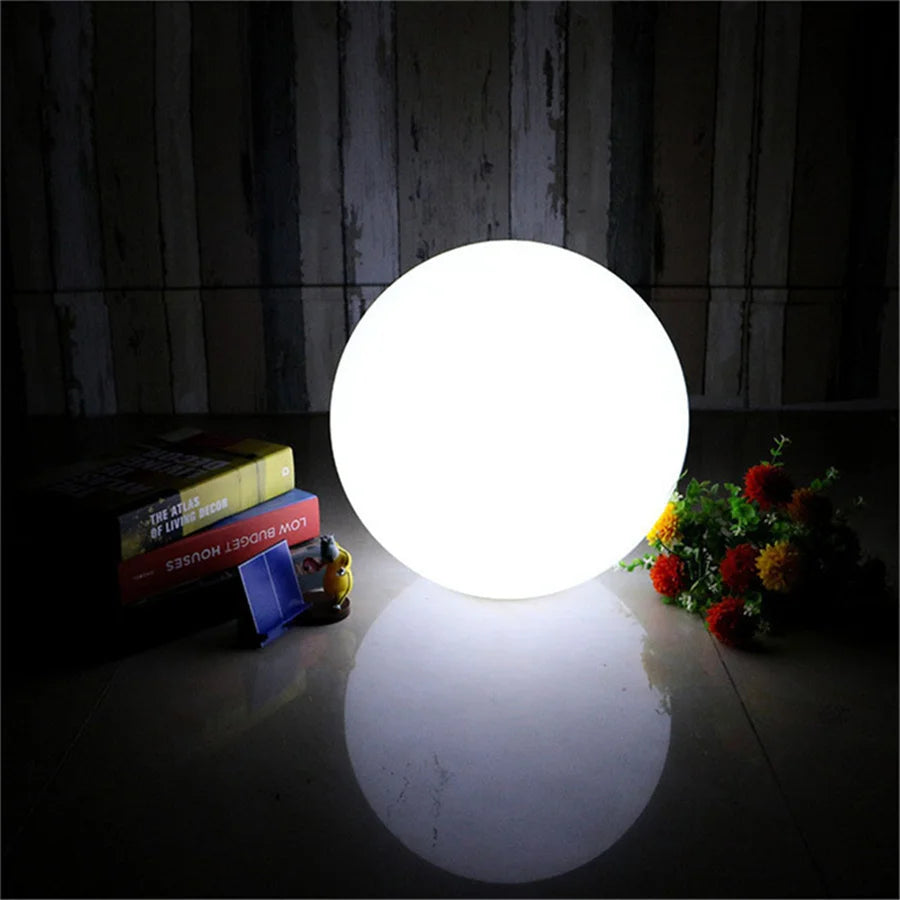 Round ball night light bedroom floor display