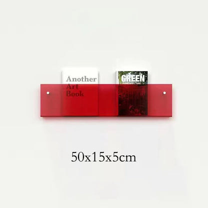Acrylic brochure organizer color and size variety