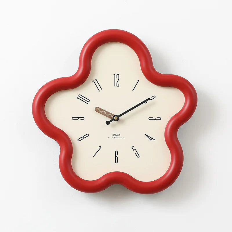 Back of the wall clock with the battery compartment