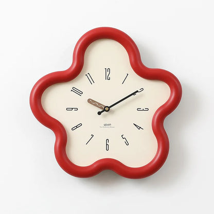 Back of the wall clock with the battery compartment