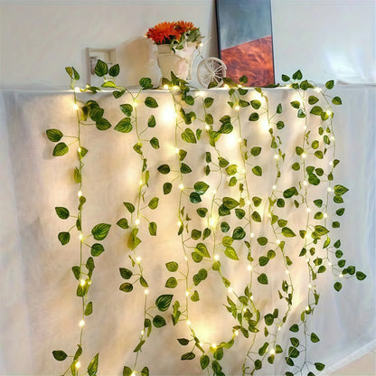 LED leaf string lights length options 2M to 10M