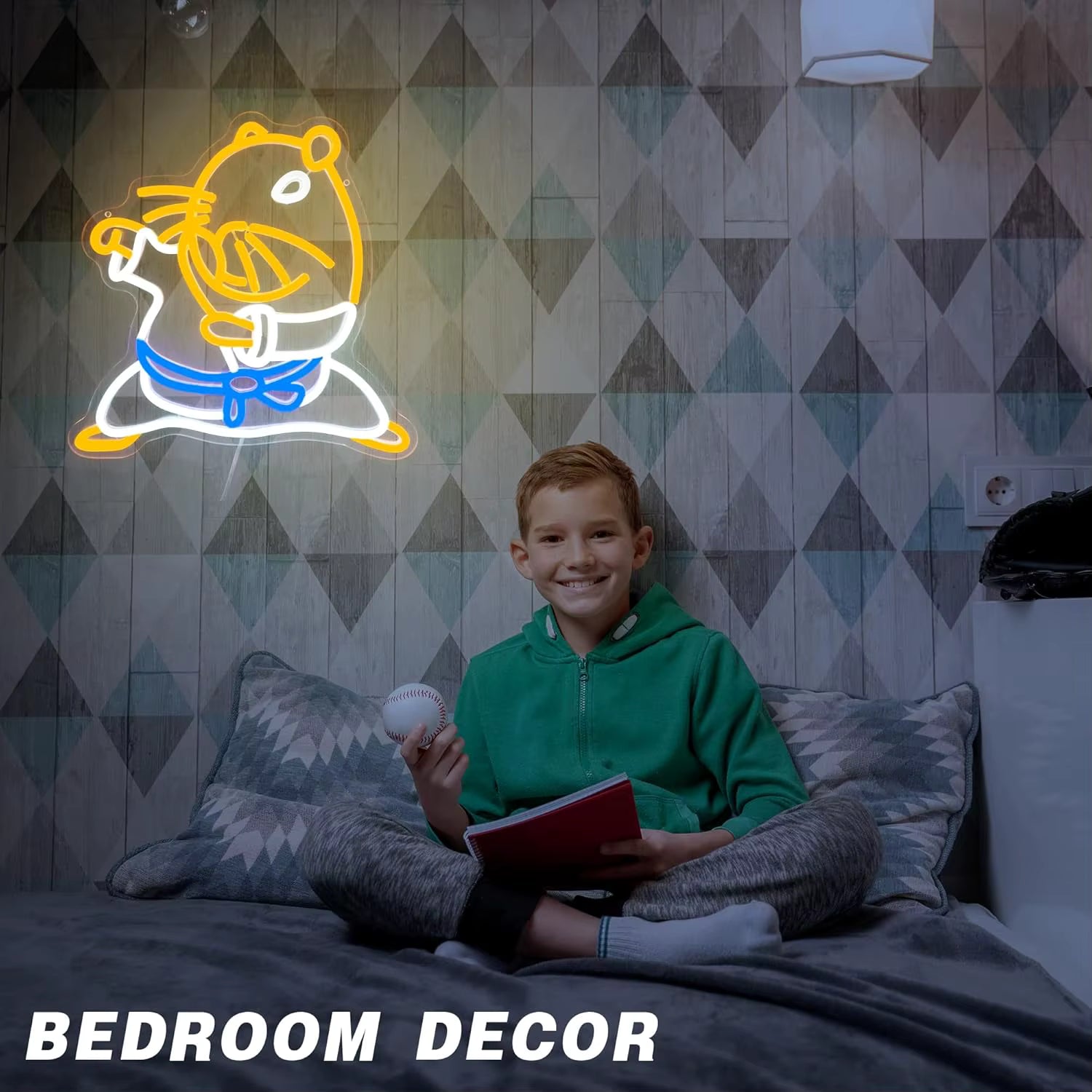 USB powered dimmable neon sign for bar and living room