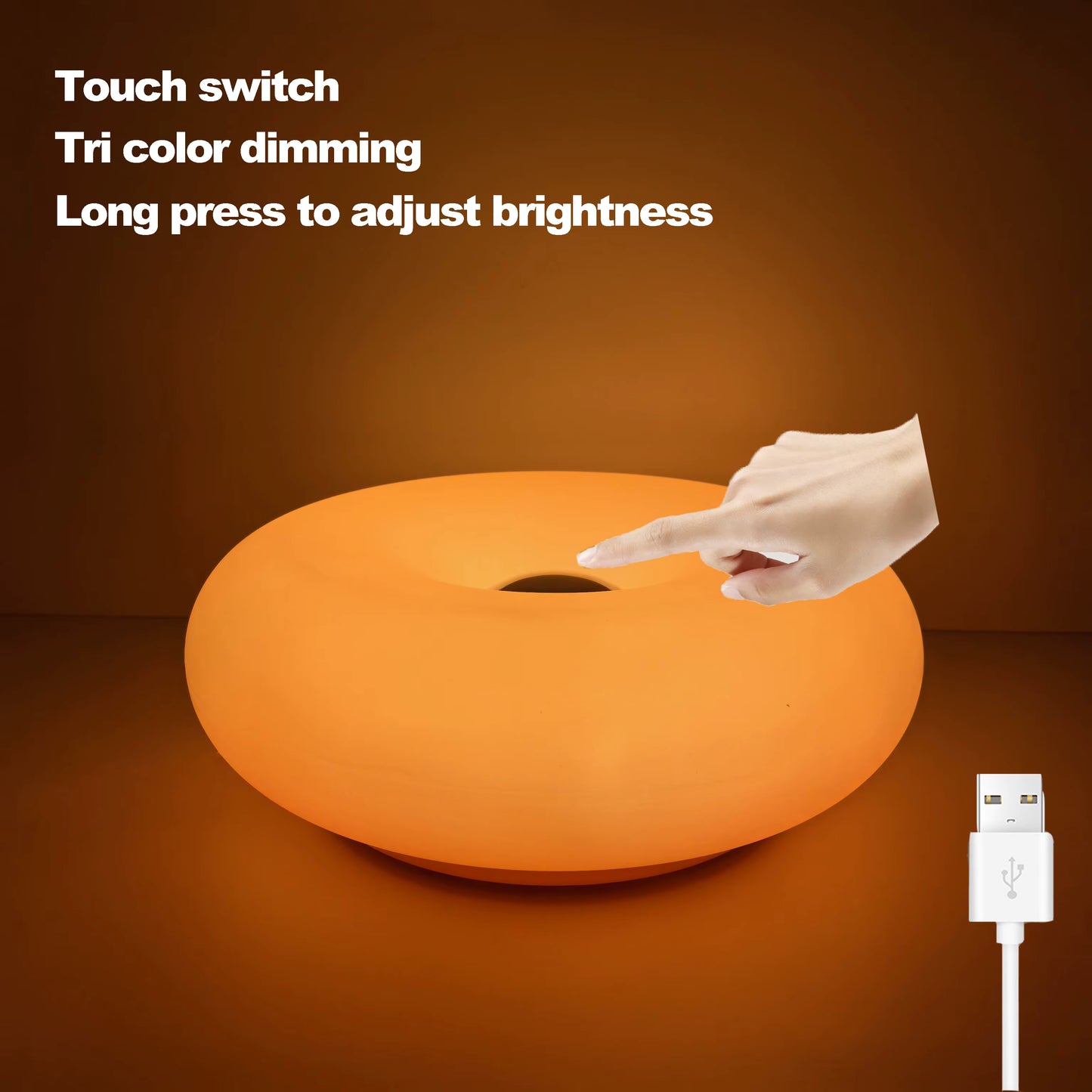 Touch control LED lamp installation