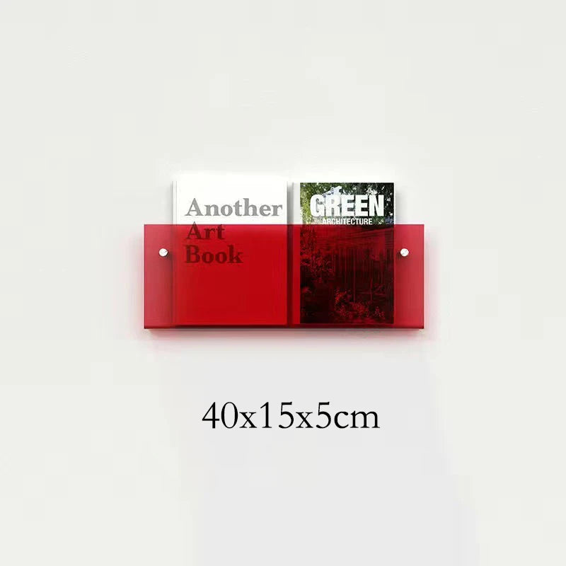 Clear acrylic display rack 30cm 40cm 50cm widths