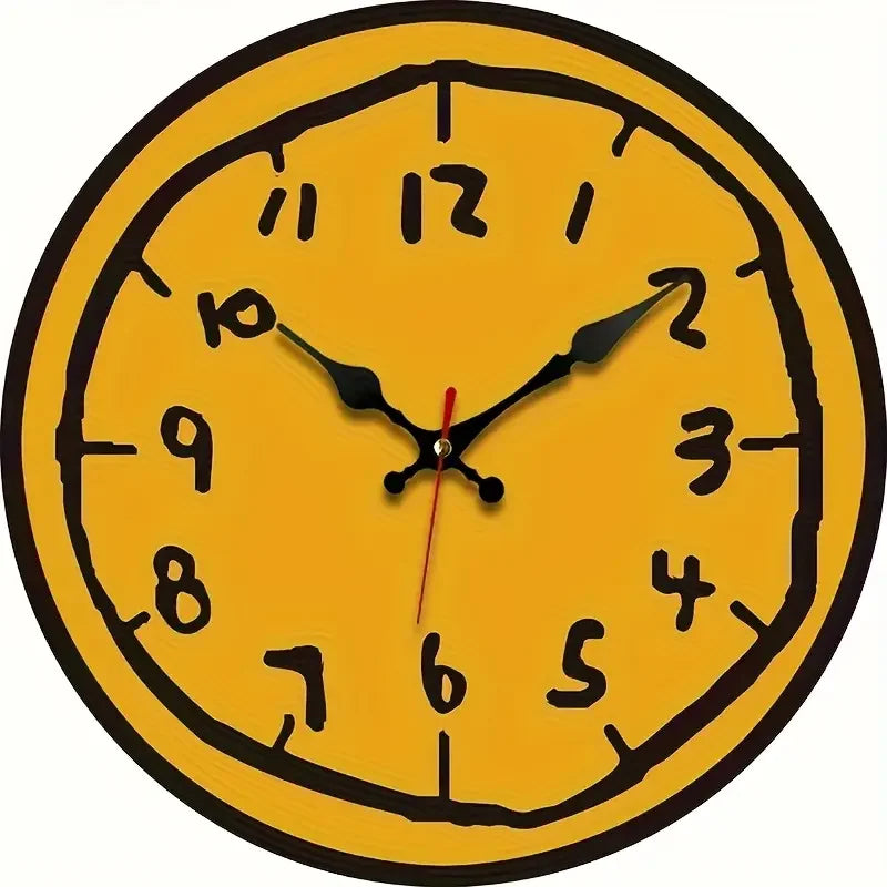 Creative wooden wall clock hallway decor