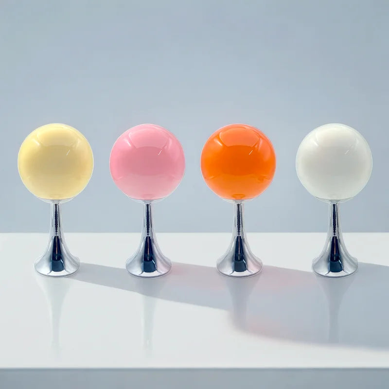 3-color temperature glass desk lamp white