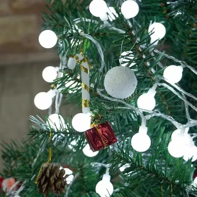 Ball fairy lights wedding marquee decoration