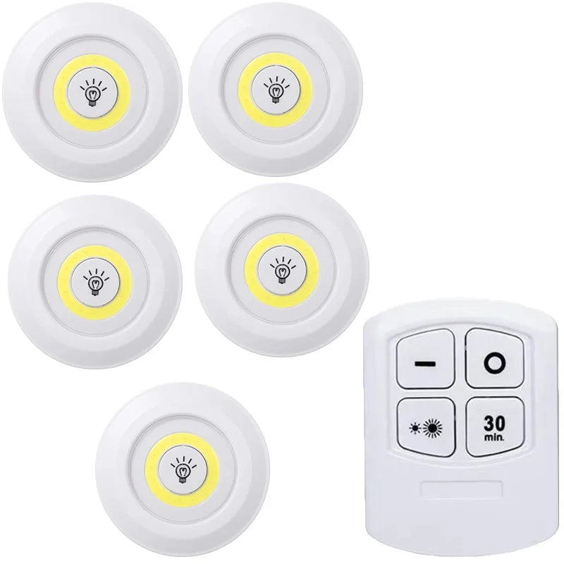 Dimmable LED cabinet light installation in bedroom wardrobe