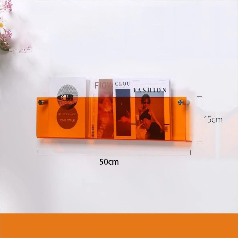 Clear acrylic display rack in color 12