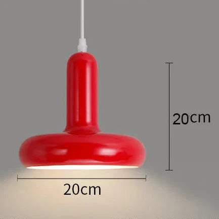 Bedside Pendant Light, 3-Color Dimmable Mushroom Lamp