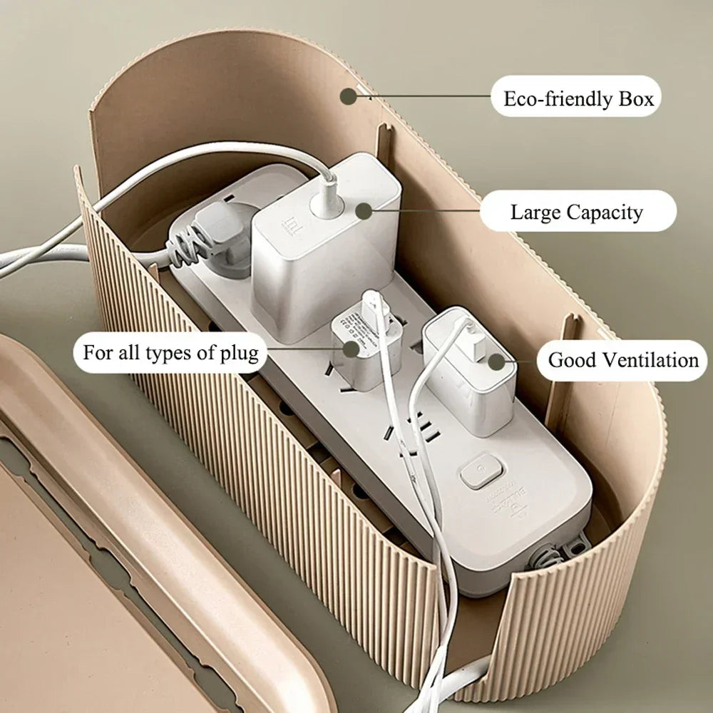 Phone standing groove moulded into the lid