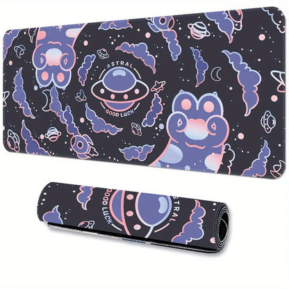 Large desk mat with a cat paw design, view 6