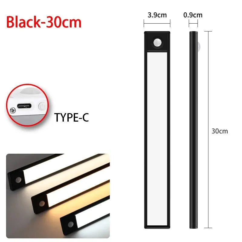 Wireless LED light sensor night light warm white cool white color options