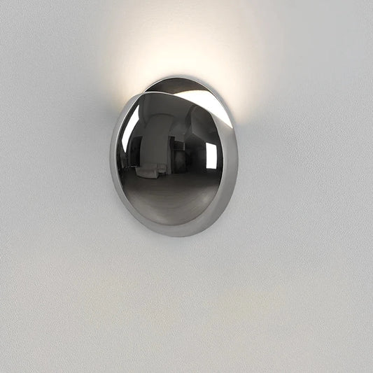 IP67 outdoor wall light casting beams up and down a wall