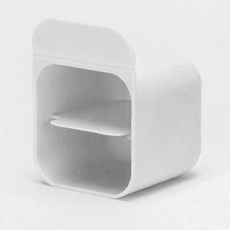 Adhesive stick on pen holder tube in grey or white, view 13