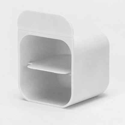 Adhesive stick on pen holder tube in grey or white, view 13