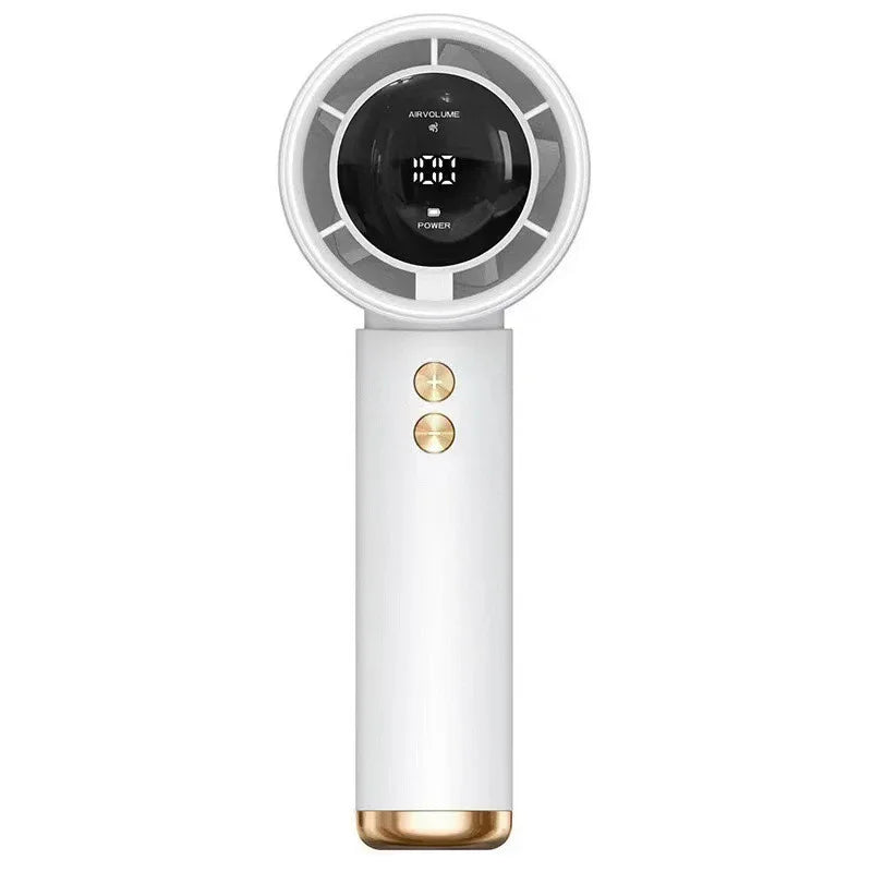 Mini Handheld Fan USB Rechargeable Portable Personal Cooling Fan High Speed Quiet Travel Fan for Outdoor, Office, Home & Desk Use