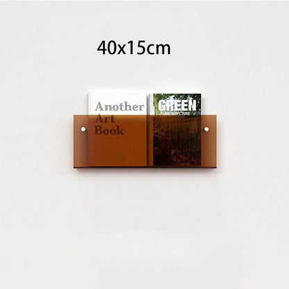 Brochure rack acrylic wall display solution